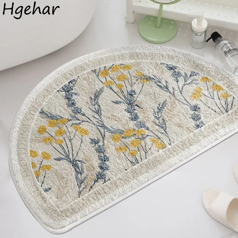 

Нескользящие коврики для ванной, мягкие водопоглощающие коврики для ванной, коврик для входной двери, быстросохнущие боковые коврики для в...