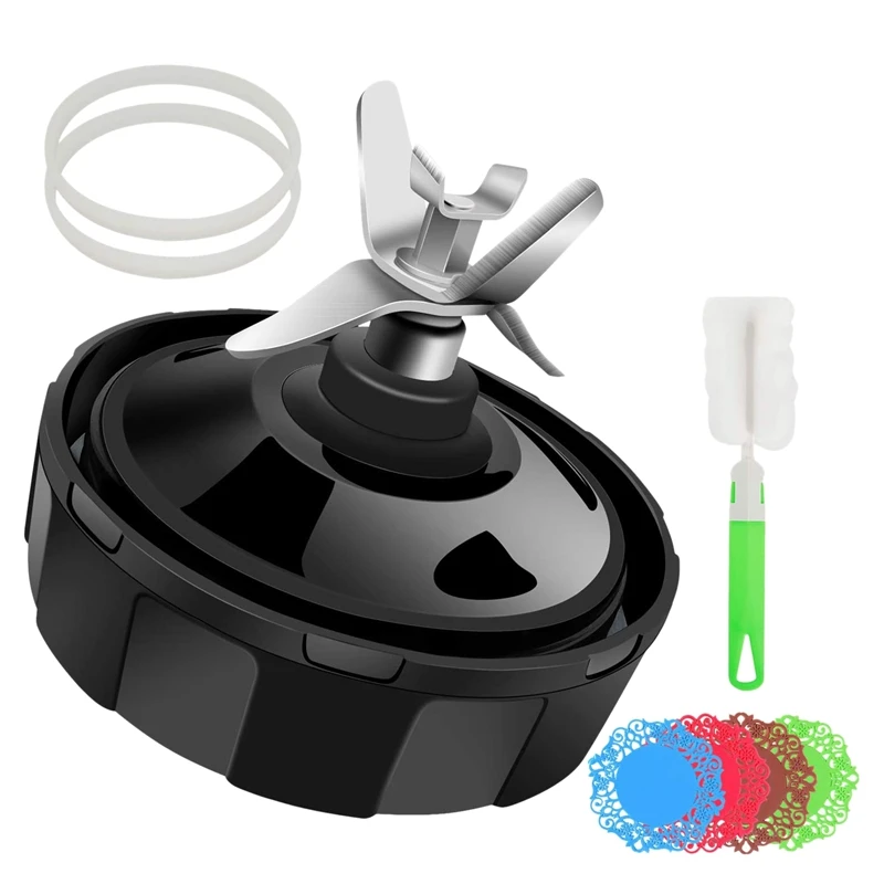 

7 Fins Blender Parts Set For Ninja Blender Cups For Nutri Ninja Auto-IQ BN801 BL910 BL642 BL642-30 Blender Replacement