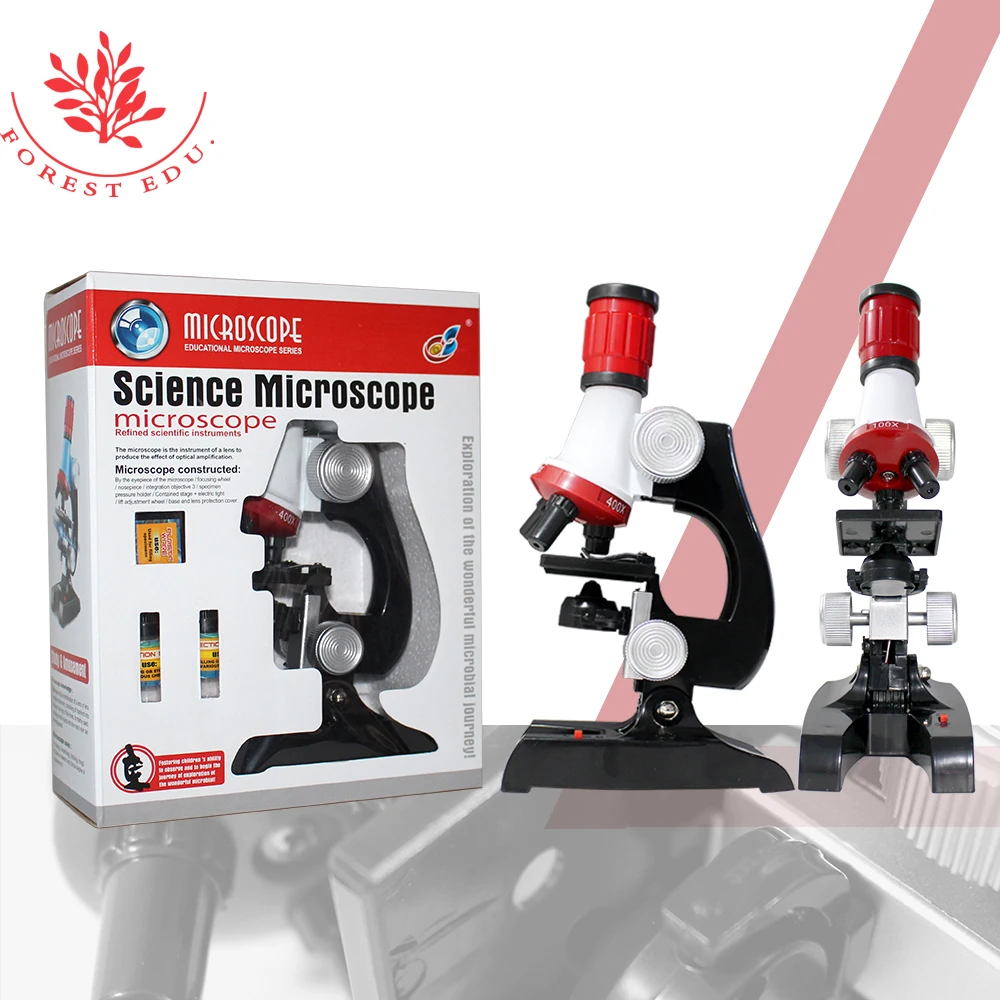 Детский набор микроскопа научная лаборатория светодиодный Биологический