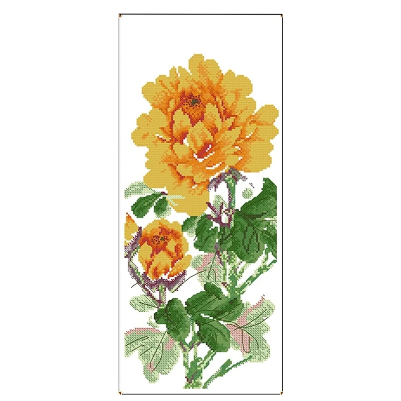 

Crossstitching Kits Preprinted Embroidery Stamped Cross Stitch Kit for Adult and Kids,Needlepoint Starter Kits -Poetic