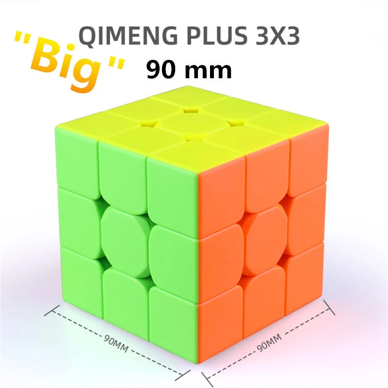 QiMeng Plus 9 см большой 3 скорости 3x3 куб магический куб QYTOYS Plus Большой 3x3x3 Кубики-головоломки для детей игрушки кубики