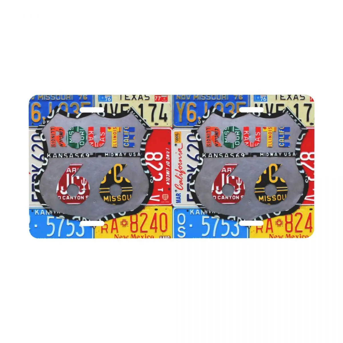 Главная улица Америки номерной знак новинка Route 66 художественный автомобиль