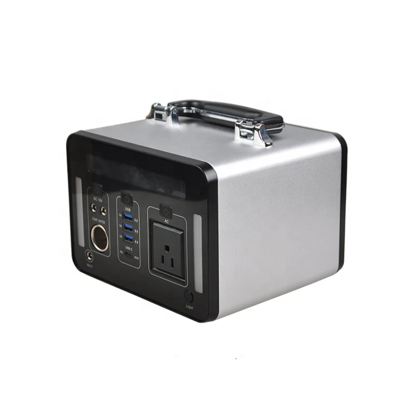 

500w portable power station ion battery ac outlet energy storage solar power station electric charging station