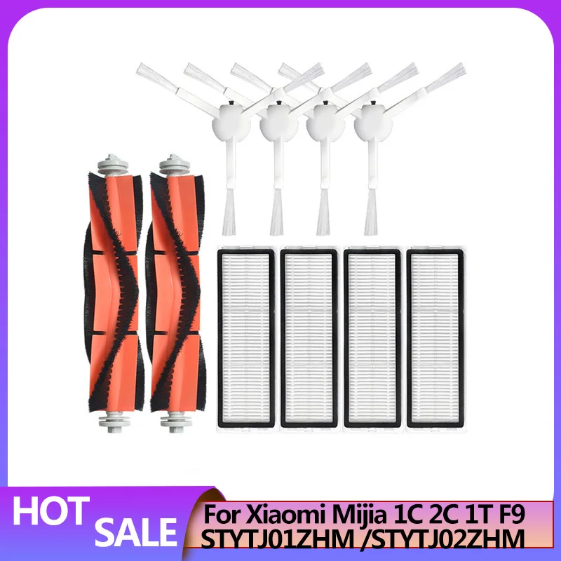 

Для робота-пылесоса Xiaomi Mijia 1C 1T Mi Dreame F9 Hepa фильтр основная боковая щетка Швабра Одежда Аксессуары для робота-пылесоса