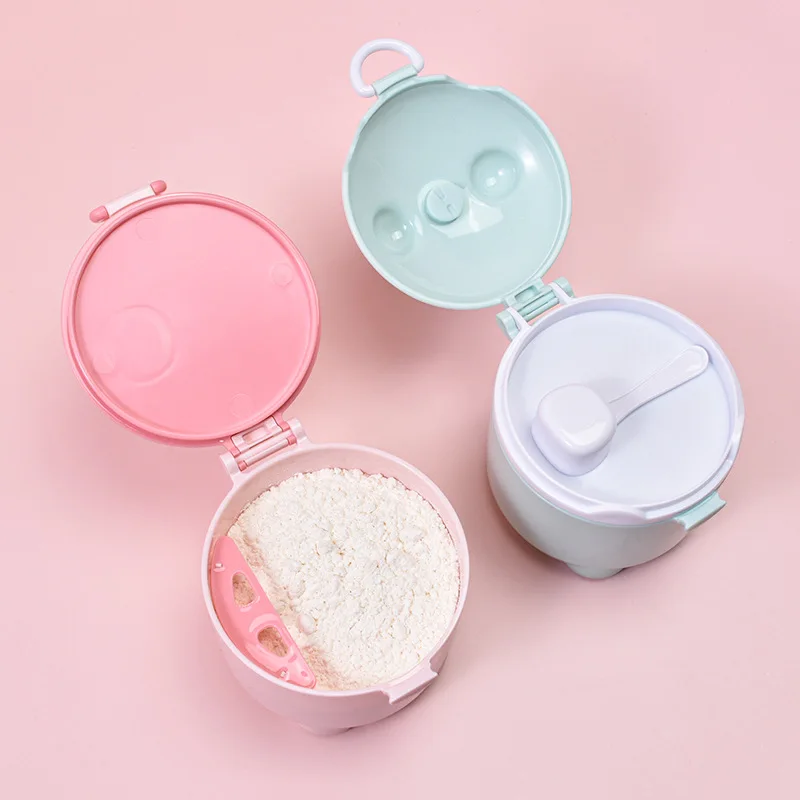 

Portable Baby Food Storage Box Milk Powder Essential Cereal Cartoon Infant Toddler Snacks Container Formula Dispenser Storager