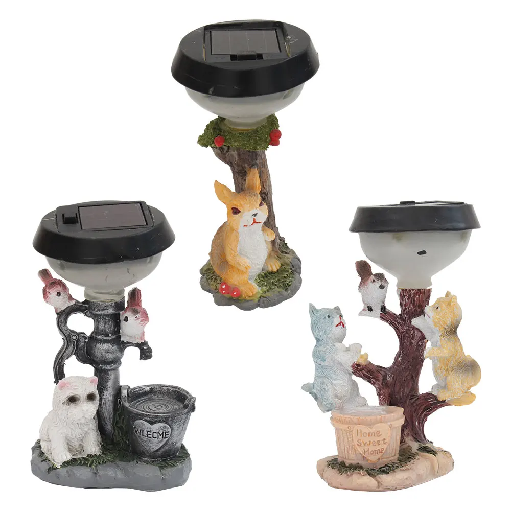 Креативное полимерное украшение на солнечной батарее в виде животного котенок