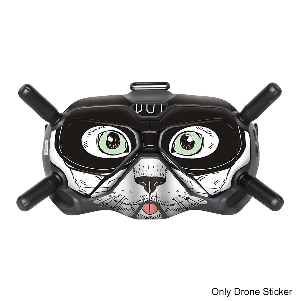 

Goggles Drone Accessories Scratch Proof Body Self Adhesive DIY Decals Styling PVC Sticker Protective Film For DJI FPV Goggles V2