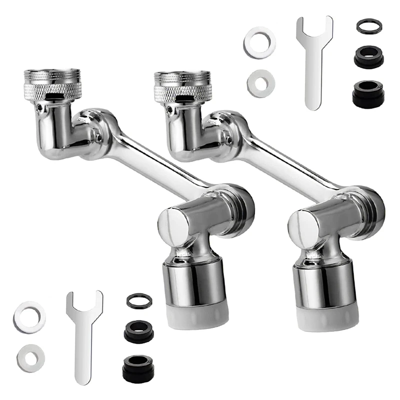 

2 шт., универсальный поворотный аэратор на 1080 ° для ванной комнаты