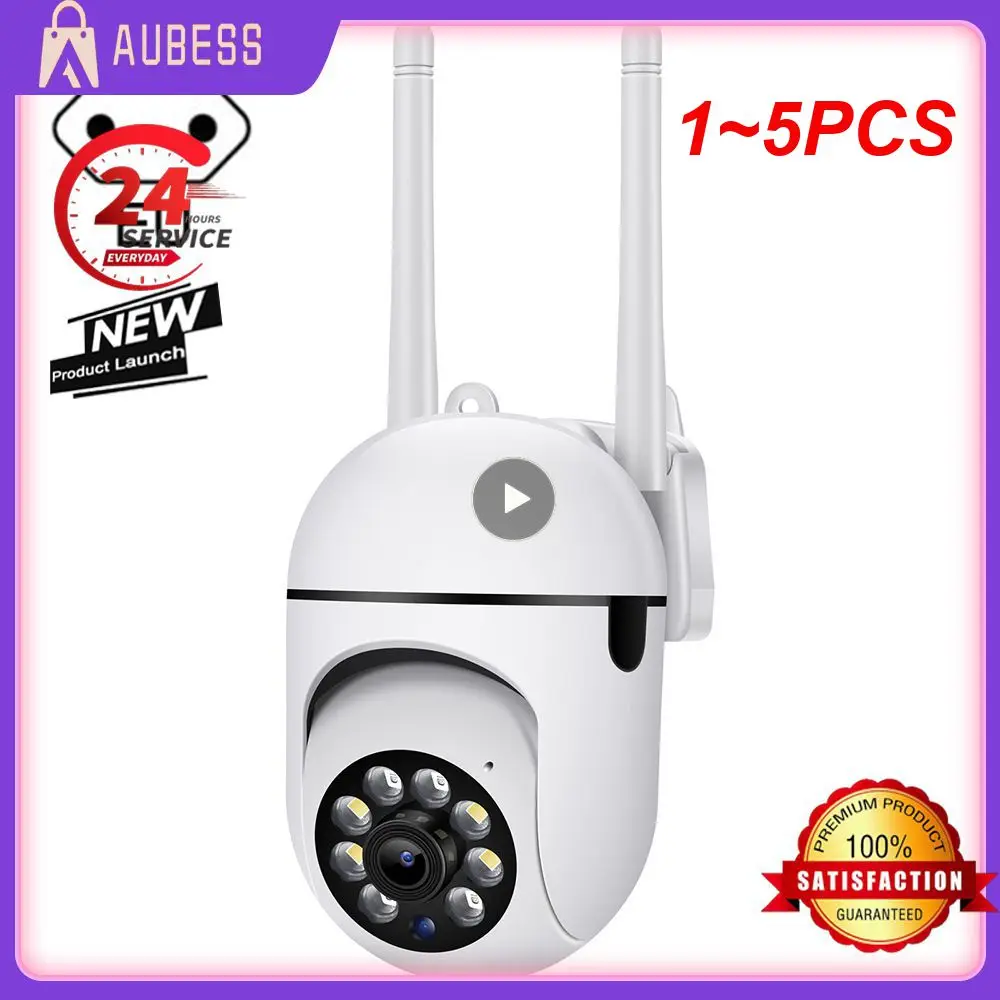 

1~5PCS Surveillance Cam 1080p Outdoor Cctv Wireless Wifi Ip Camera Two-way Audio Alarm Recording Security Protection Security