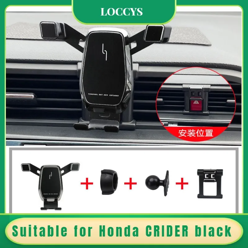 

For Honda CRIDER GJ5 GJ7 2013-2017 Car Mobile Phone Holder Air Vent Mounts Stand GPS Gravity Navigation Bracket Car Accessories