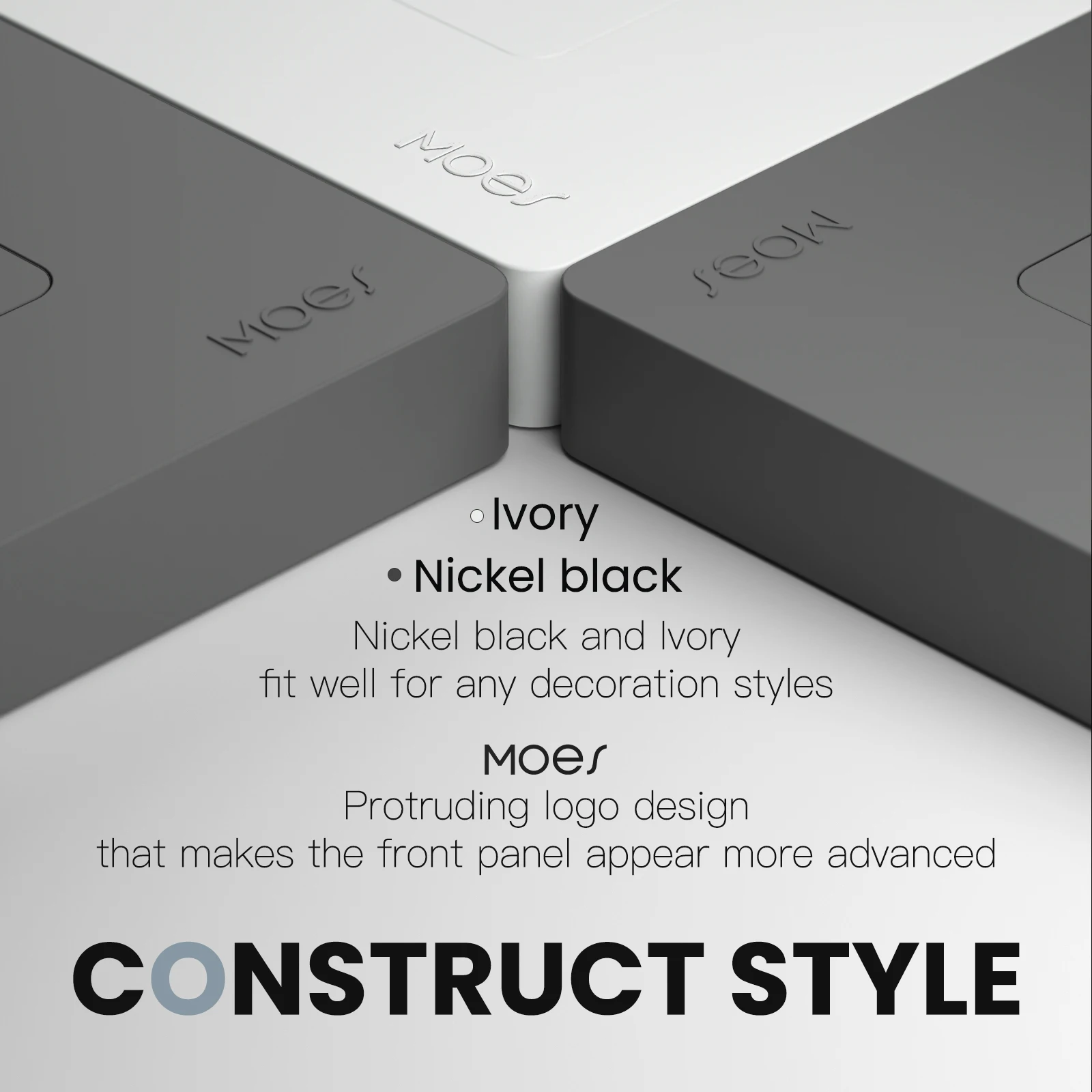 Умный светодиодный переключатель MOES Tuya ZigBee с кольцом в виде звезды без