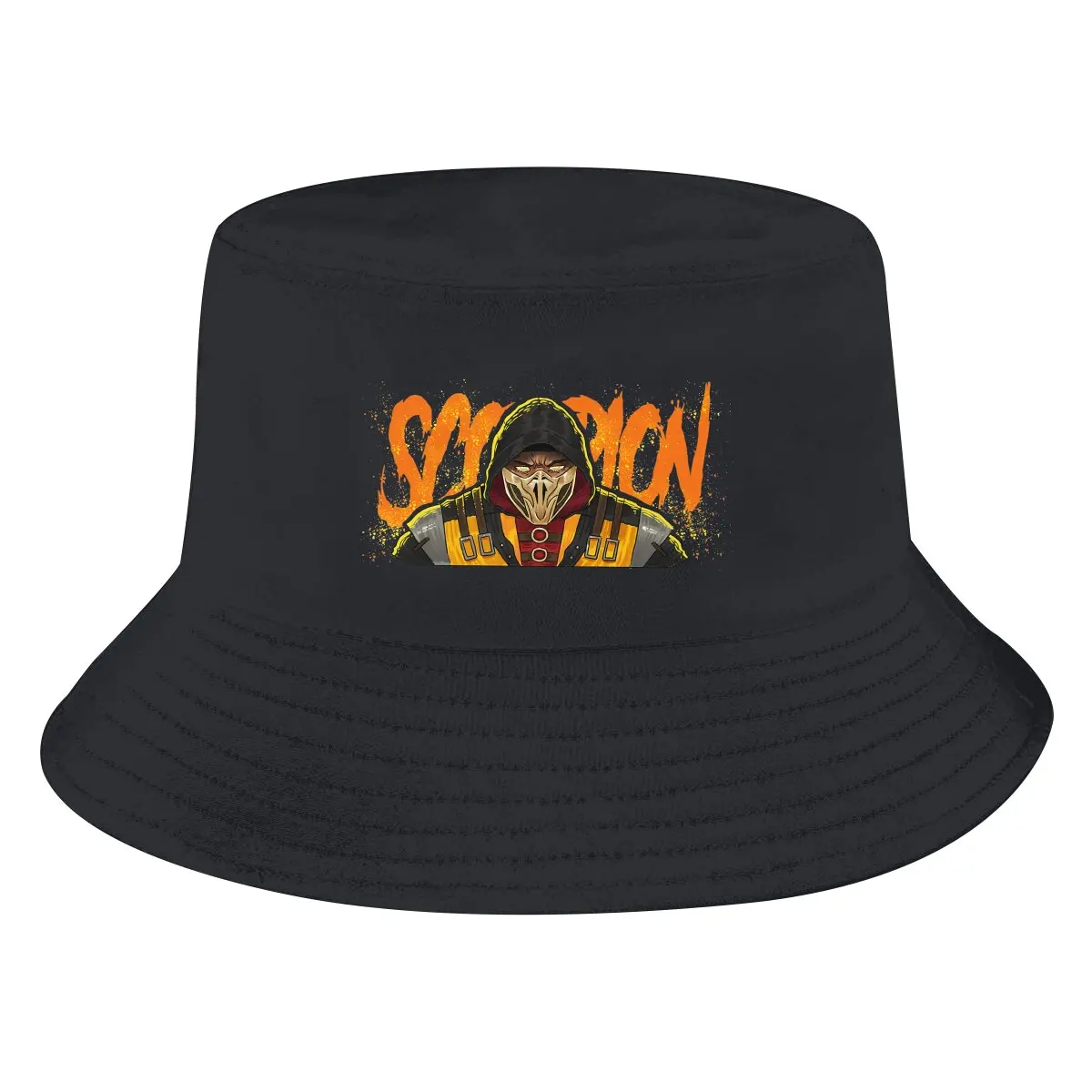 

Scorpion Bucket Hat Mortal Kombat Fisherman Hat Male Hawaii Spring Hats Men Casual Panama Hip Hop Bucket