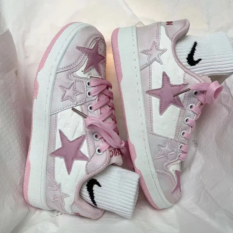 Кроссовки женские на платформе универсальные для бега тенниса