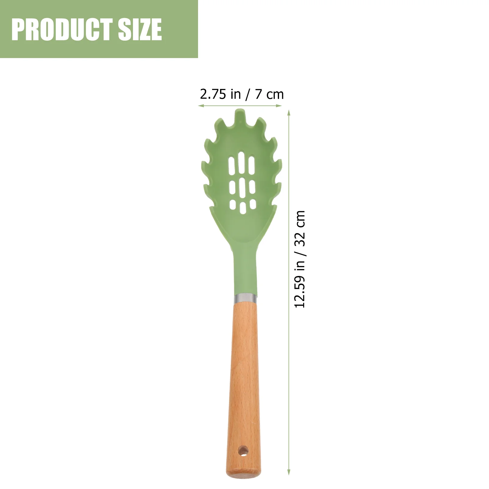 

Spaghetti Spoon Pasta Fork Silicone Spaghetti Server Utensils Noodle Serving Spoons Wooden Handle Spaghetti Strainer Home