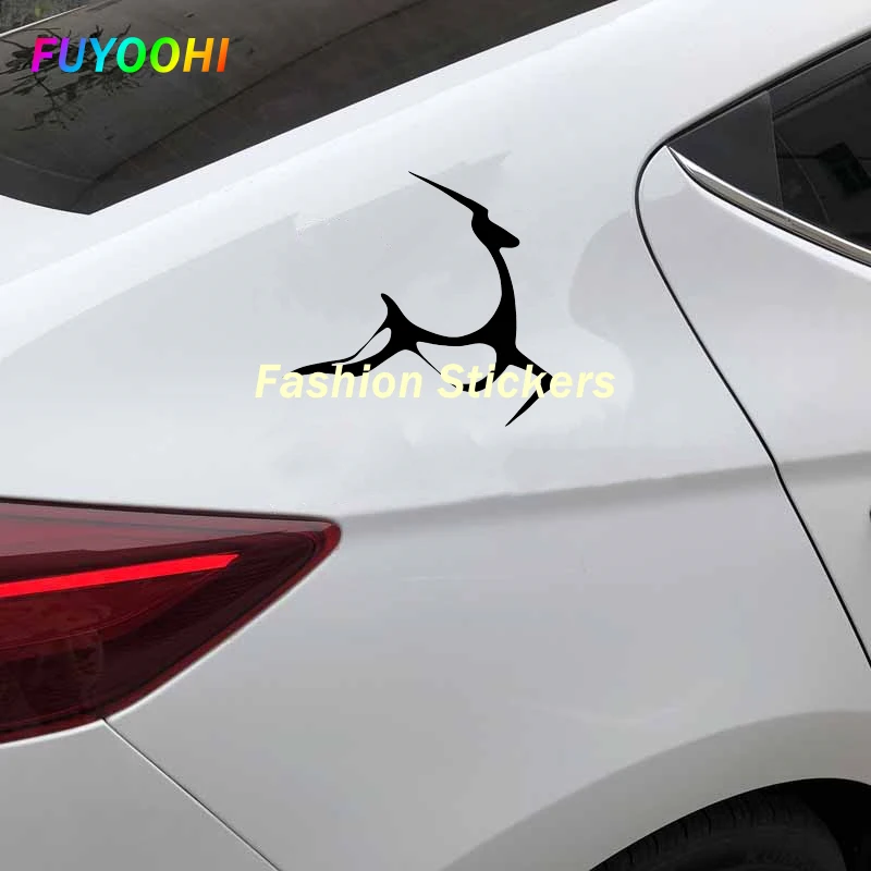 Внешние/защитные модные стикеры FUYOOHI реалистичное искусство прыжков газель