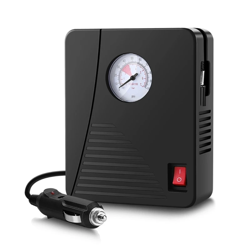 Портативный воздушный компрессор электрический авто мотоцикл велосипед