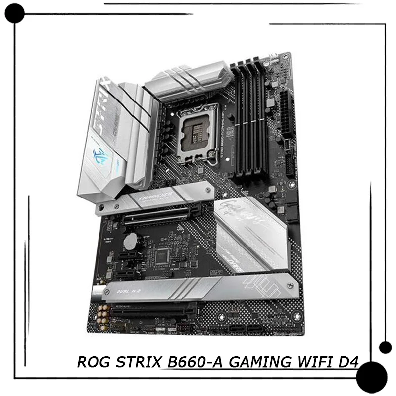 

Материнская плата ROG STRIX B660-A GAMING WIFI D4 для ASUS игровая материнская плата B660 Snowblower материнская плата 1700 поддерживает PCIe 5,0 DDR4