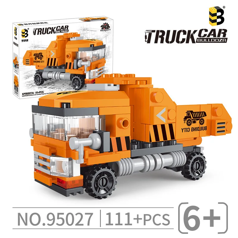 

Dump Truck Building Blocks Assembly Model 1539 Car Assembly Educational Educational Toys Boys Diy Puzzle Kids Brain Toys