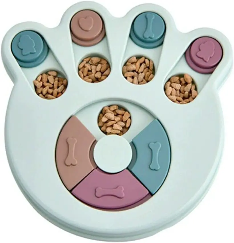 

Pet Dog Puzzle Toy Treat Dispenser Interactive IQ Training Slow Feeding Pets Digestion Puppy Cat Feeder