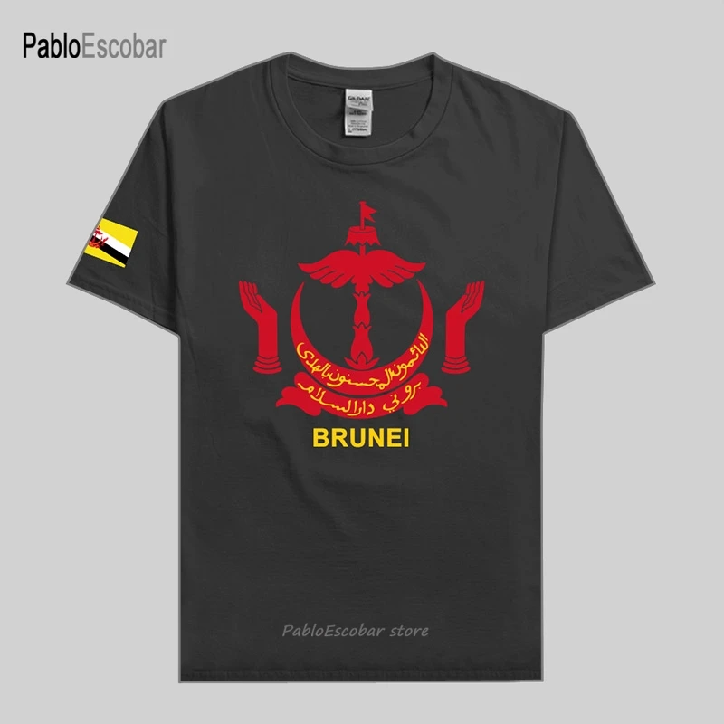 Футболка Нация Бруней для мужчин модные футболки хлопковая этической команды