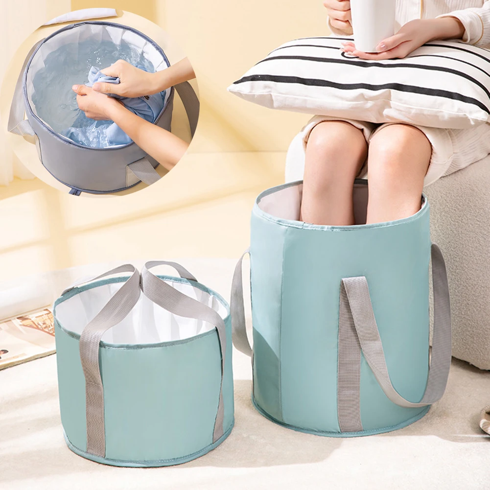 

1pcs Folding Basin Foot Soaking Bag Portable Foot Bathtub For Outdoor Travel Foldable Foot Soaking Bucket Household Supplies