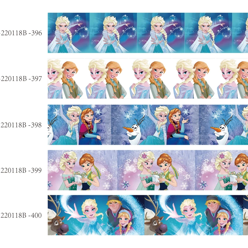 

Frozen Grosgrain Ribbon Printed Anna Lisa Liston 10 yards 25mm for DIY Hair Bow Craft Supplies Decoration Handmade Materials