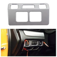 for subaru wrx sti 2015 2020 silver interior head light switch cover trim