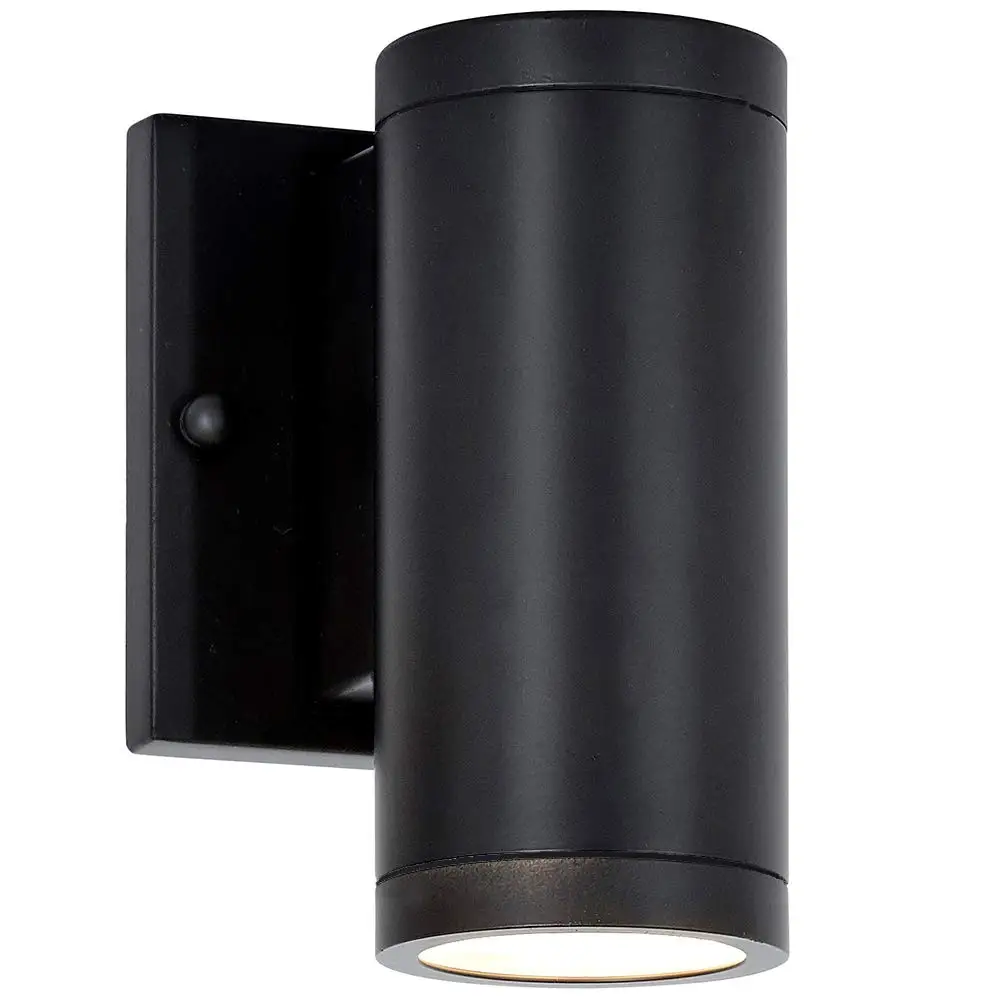 

HMTX 6" Up Or Downward Black Mini Outdoor Cylinder Led Wall Light