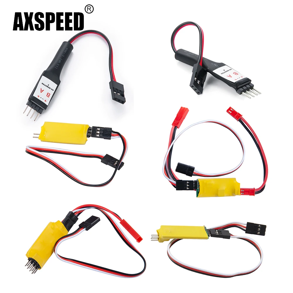 Радиоуправляемый приемник AXSPEED, выключатель света с управлением включением/выключением, электронный переключатель для моделей ру самолетов и автомобилей