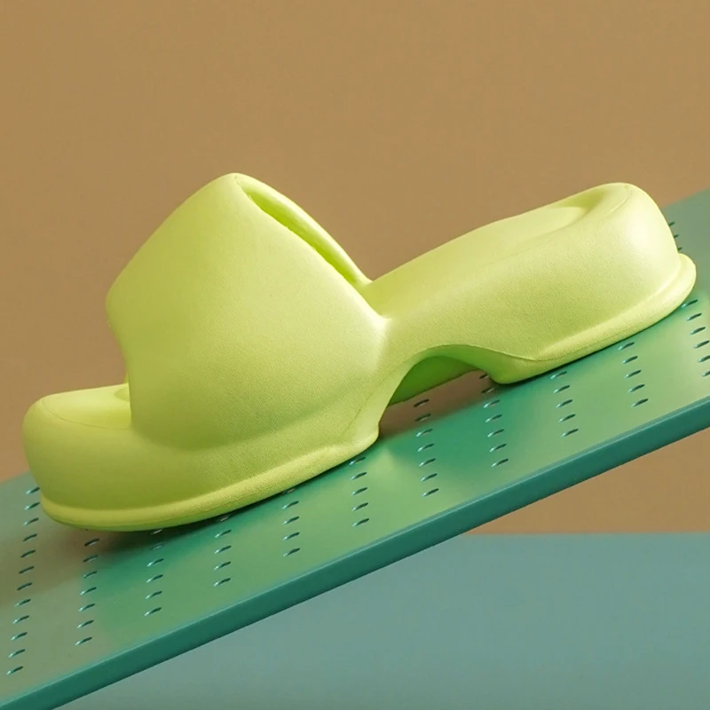 Warrior Woman Summer Slippers Sweet High Heels Sandals Anti-slip Wedge EVA Light Soft Casual Women Home Slippers