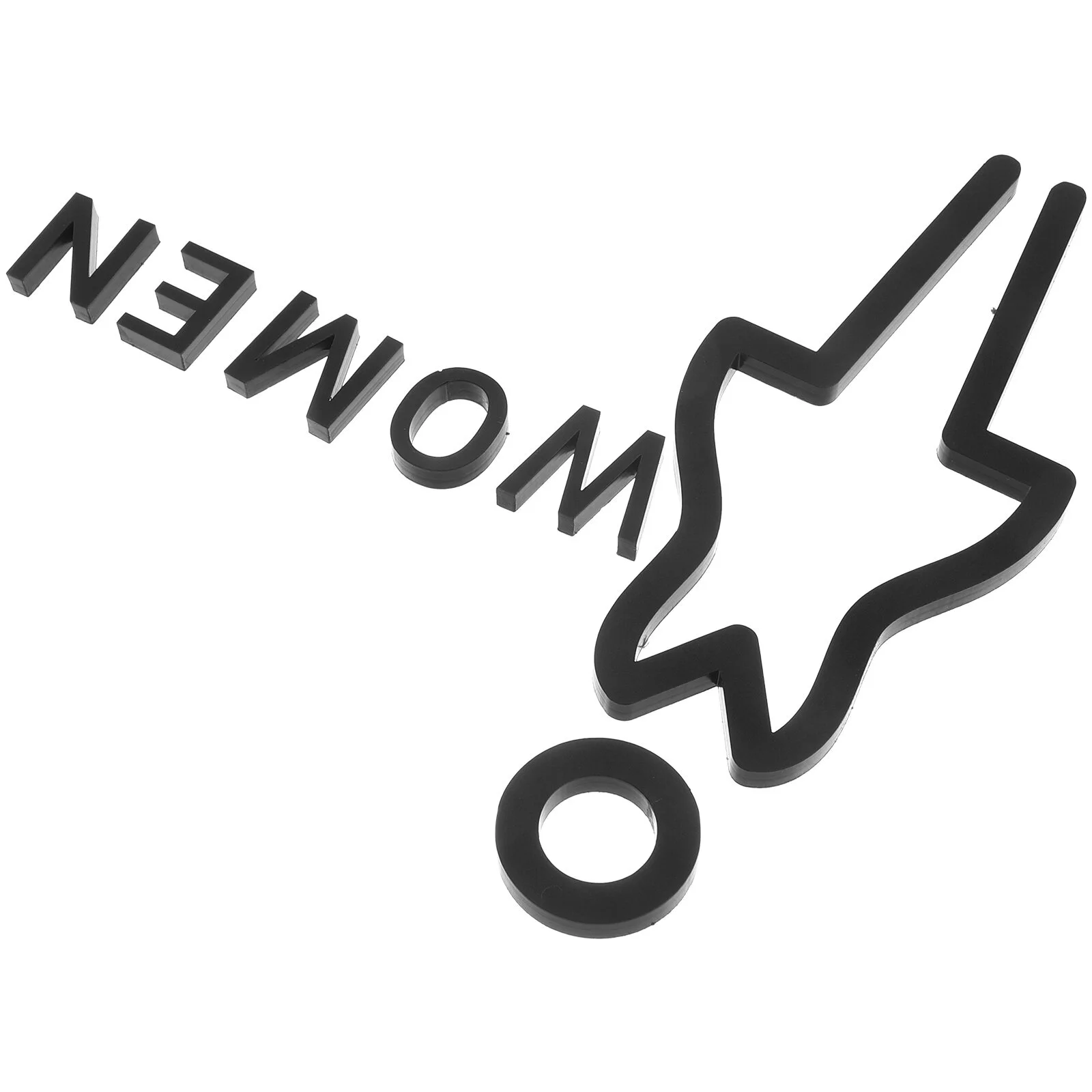 

Nameplate Acrylic Washroom Sign Signs Restrooms Acrylic Toilet Business Wall Bathroom Men Women Door