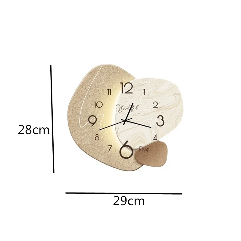 3D настенные часы со светодиодной подсветкой питание от USB современный дизайн