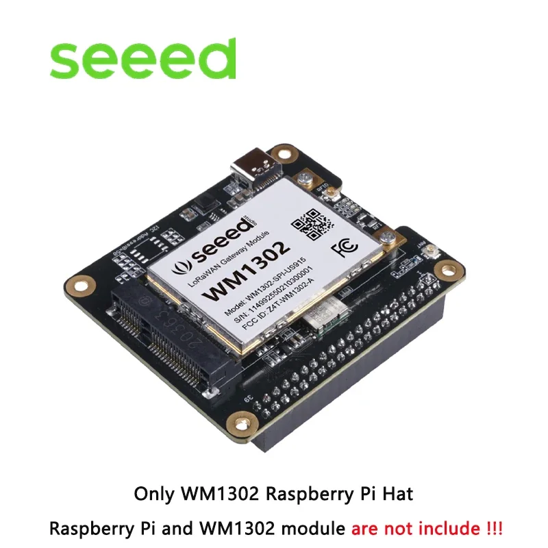 Фото Шляпа Seeed WM1302 Raspberry Pi для подключения модуля WM1302 LoRaWAN, формирователя мини-PCIe, концентратора LoRa Semtech SX1302 №4