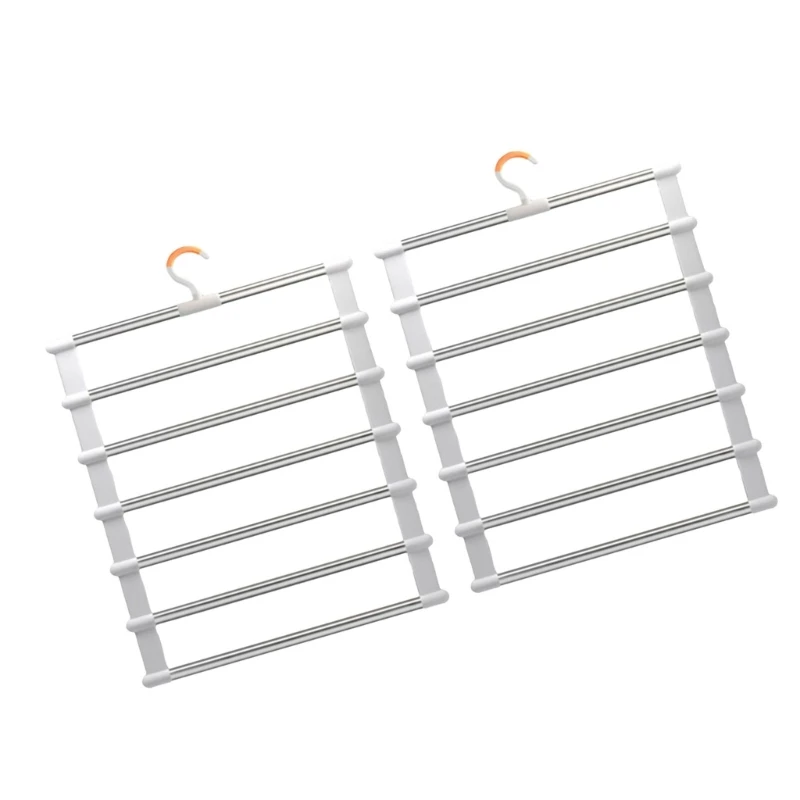 C63B Многоцелевая складная вешалка для одежды многослойный зажим оптимизации