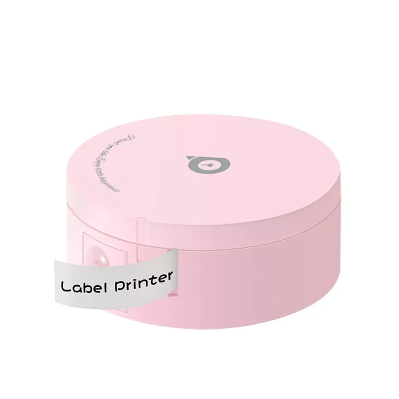 

NEW2023 Mini Label Printer L1 Pink Wireless Bluetooth Transparent Sticky Tape Label Maker Machine Special Paper Cutter