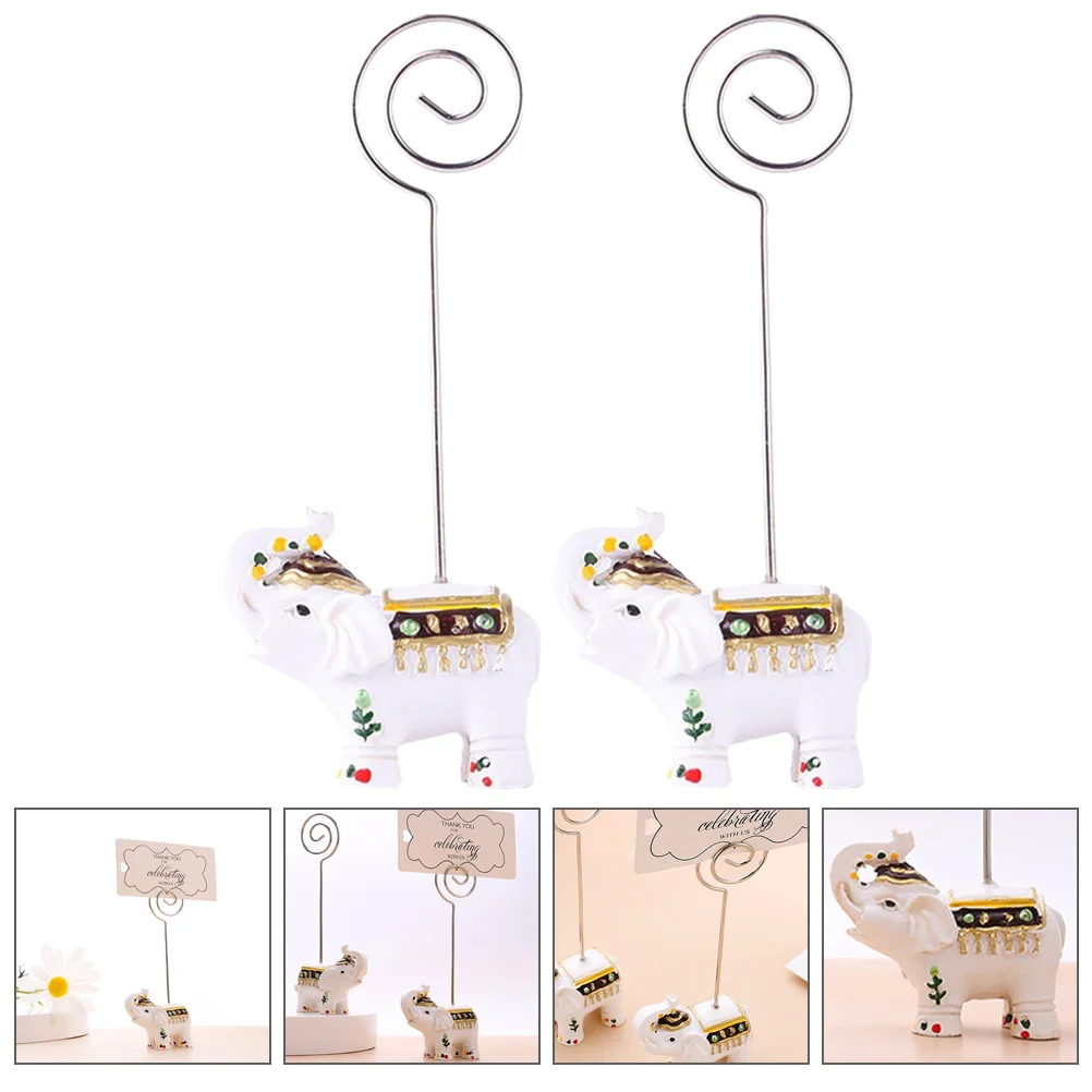 

Holders Holder Table Memo Clips Place Photo Name Elephant Picture Figurine Mini Stand Stands Menu Clip Number Sign Display