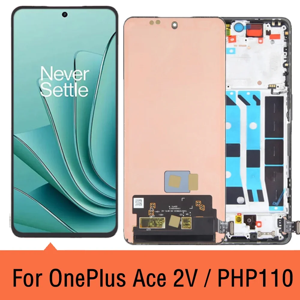 AMOLED для Oneplus Ace 2V PHP110 ЖК-дисплей с цифровым преобразователем сенсорного экрана в