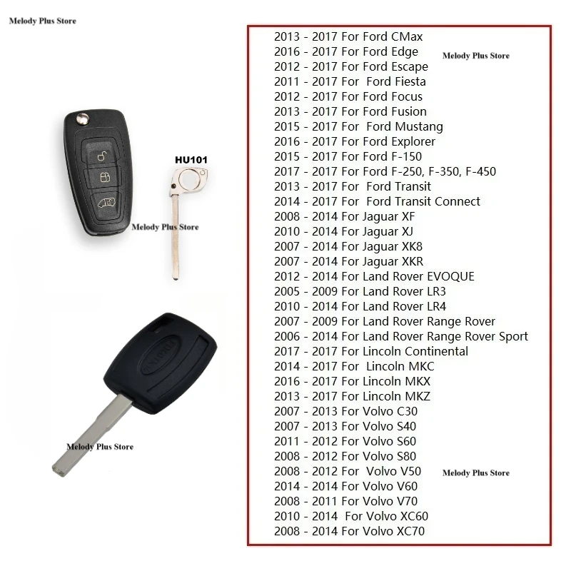 Профессиональный декодер Lishi HU101 2-в-1 V.4 EXT для вскрытия замков Ford, Land Rover, Volvo, Lincoln (art.: 3920db41eb269) - 3920db41eb269