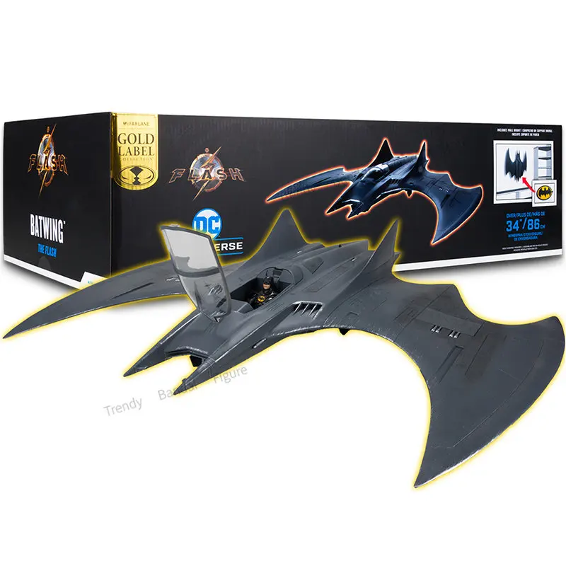 

In Stock Batwing (The Flash Movie) 1989 Version Gold Label Vehicle Mcfarlane Toys 35-Inch (76 Cm) Original Collectible Model