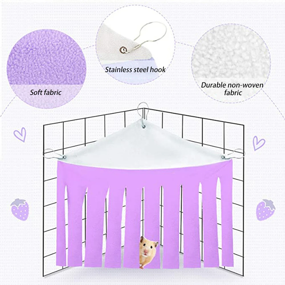 Лента с кисточками животное укрытие для хомяка морская свинка палатка гамак