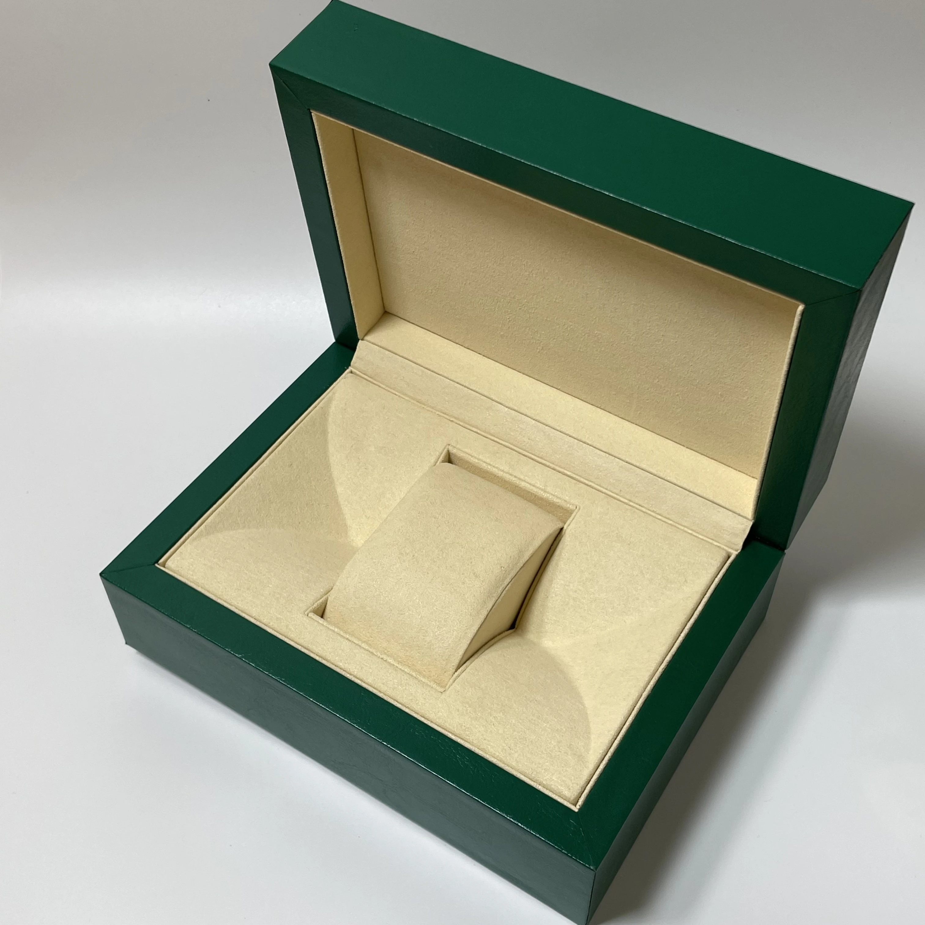 Factory direct substitute original Rolexables green watch box luxury brand with file card can be customized AAA watch box