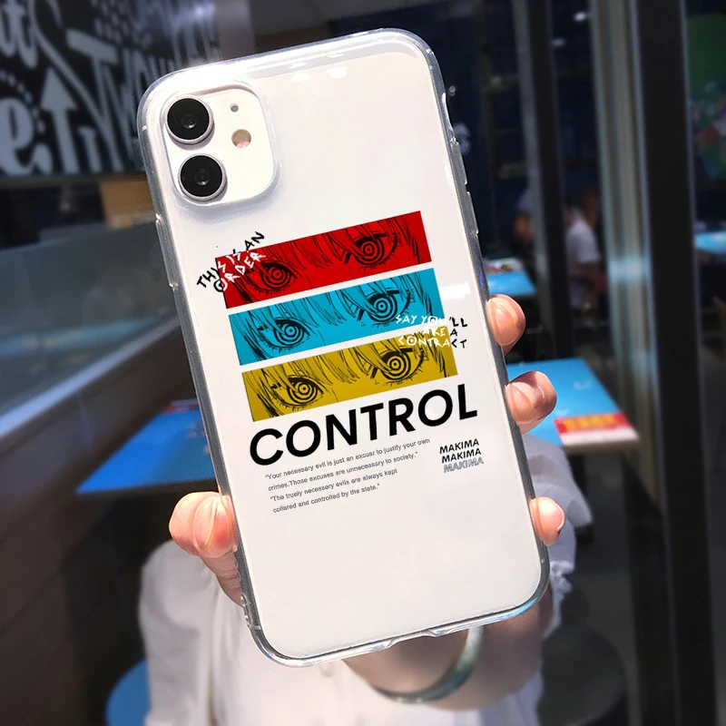 Anime Chainsaw Man Pochita Phone Case Transparent Shell for Iphone SE 2020 6 6S 7 8 11 12 13 Mini Plus X XS XR 14Pro Max |