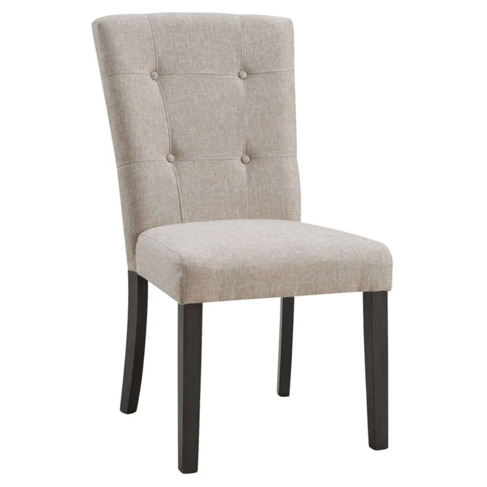 

Engineered Wood, Polyester and Steel,Polyester, Tufted Upholstered Dining Chair - Set of 2 26.00 X 19.00 X 39.00