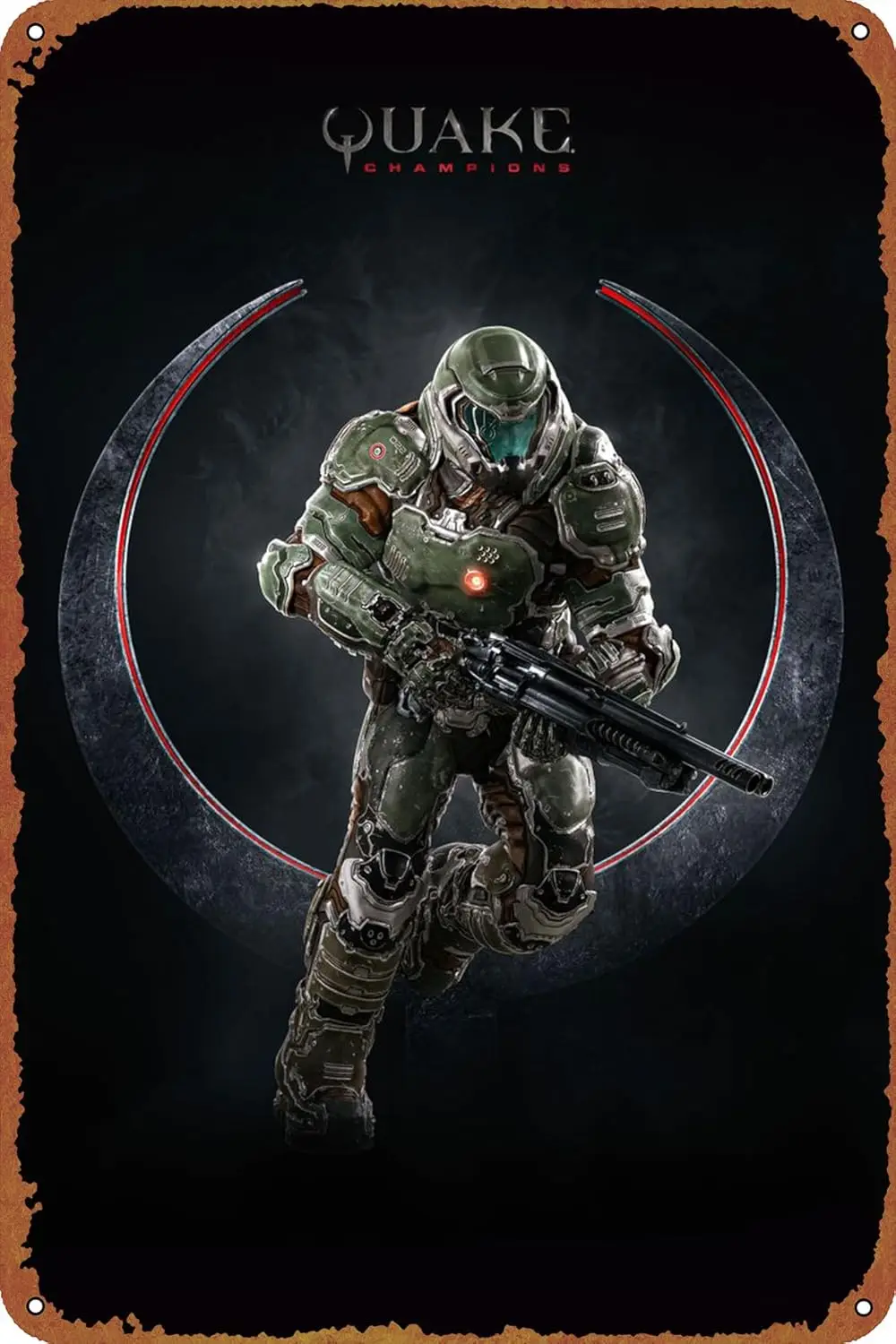 DOOM Slayer игровой постер жестяная вывеска кафе-бар домашнее настенное