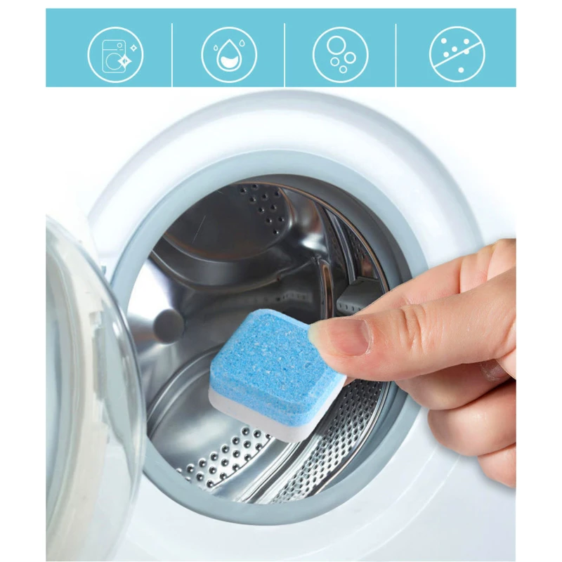 

10 шт., таблетки для чистки стиральных машин