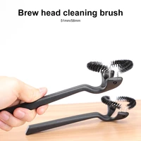 coffee machine cleaning brush replaceable head coffee machine cleaning brush coffee grinder cleaning tool home kitchen tool