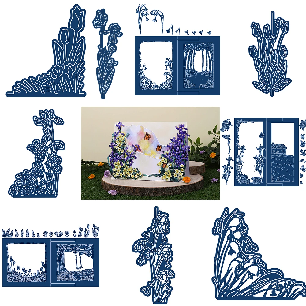 

2022 Spring Symphony New Craft Metal Cutting Dies Mold Diy Scrapbooking Cut Die Paper Card Gift Knife Mould Blade Punch Stencils