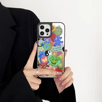 ins cute cartoon candy bear silicone phone cases for iphone 13 12 11 pro max xr xs max 8 x 7 se girl shockproof soft shell gifts