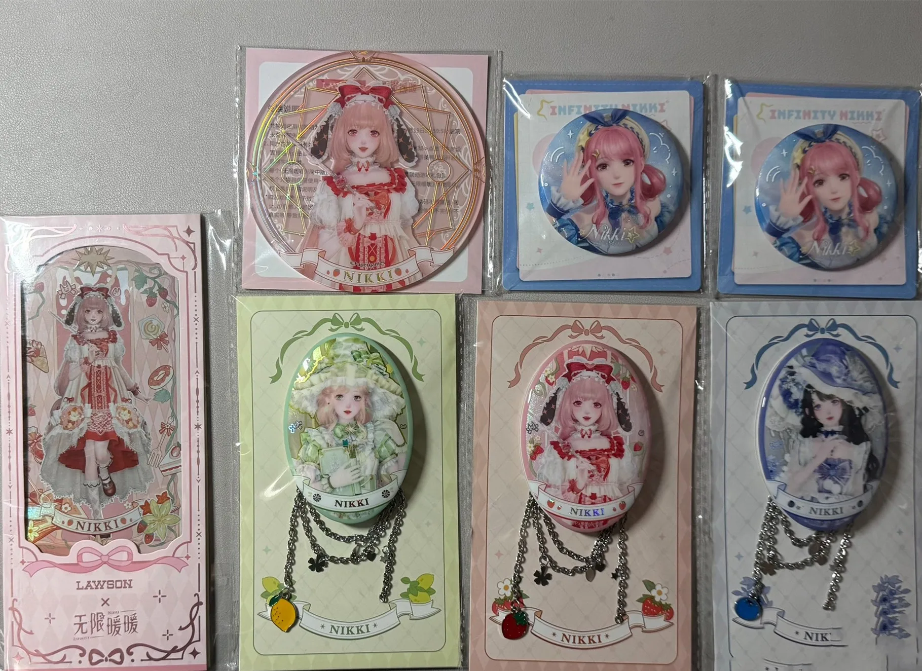 В наличии: Официальный мерч Infinity Nikki X LAWSON – Новая коллаборация: кукла, брелок, значок, зонт, магнит на холодильник, подставка для стакана, аниме-игрушка. (art.: 3920da2b4898f) - 3920da2b4898f