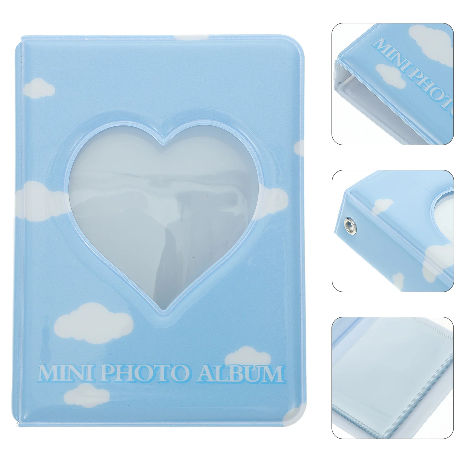 

Album Photo Photocard Mini Book Holder Kpop Binder Scrapbook Hollow Memory Picture Heart Family Sleeves Albums 11X8 Stamp Large